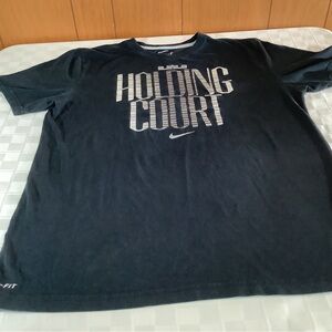 Men’s Black Lebron holding court shirt